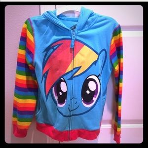 My little pony hoodie in new condition, size 12-14